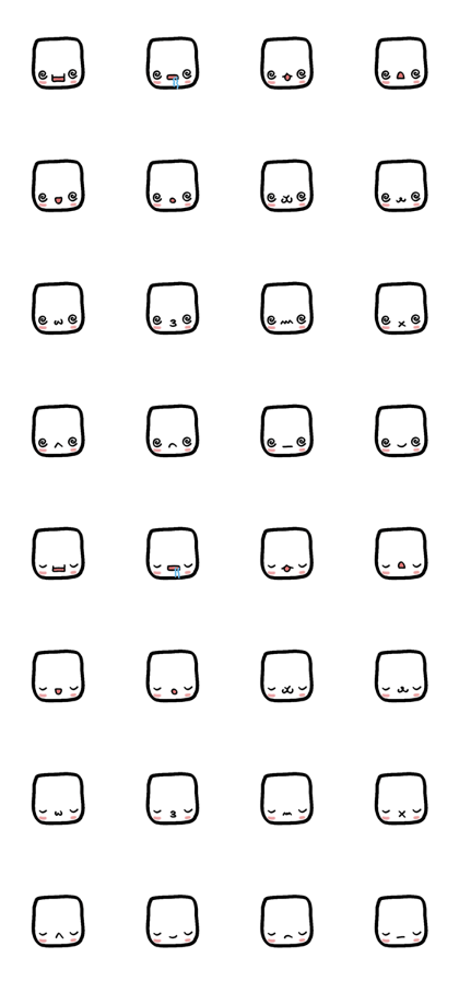 Square Emojis 3