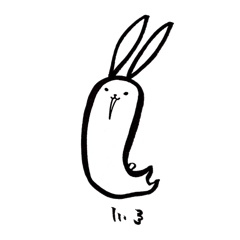 Rabbit Sticker.
