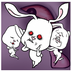 Wild rabbit Sticker