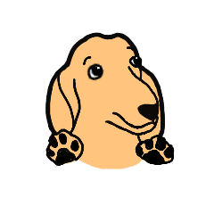 可愛い犬 ダックスフンドのLINEスタンプ