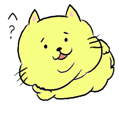 kawaii fat cat