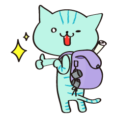 cute blue cat