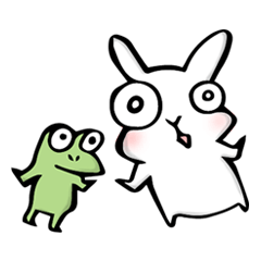 Rabbit and sometimes frog