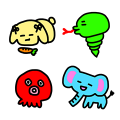 Haneru's Colorful Animals