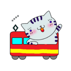 Cat friend custom sticker(E)