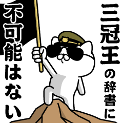 "SANKANOU"name/Military cat