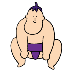 NASUBIYAMA(Eggplant Sumo wrestler)