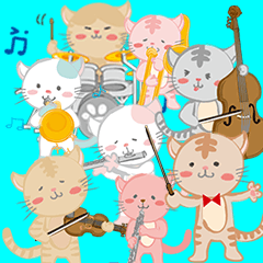 Music Sticker_tiyo5_cat