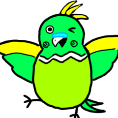 Green Parakeet LIME