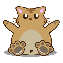Fat cat Pisuke