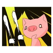 cute comical pig cute comical pig