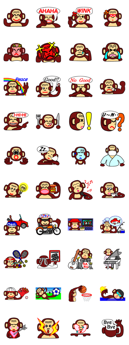 JIN-JIN Monkey Life JIN-JIN Monkey Life