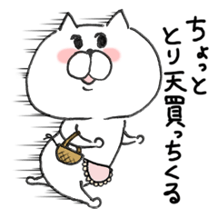 White cat of the Oita dialect
