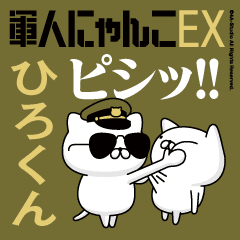 "HIRO-KUN"name/Movie Military cat