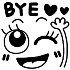 大人 おしゃゆるデカ目可愛い白黒スタンプ Line スタンプ Line Store 大人 おしゃゆるデカ目可愛い白黒スタンプ Line スタンプ Line Store