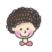 Cute  afro girl