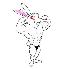 Macho Rabbit Line Stickers Line Store Macho Rabbit Line Stickers Line Store