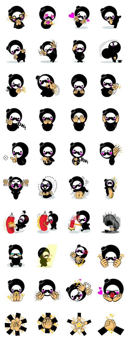 Cute Black beard The second