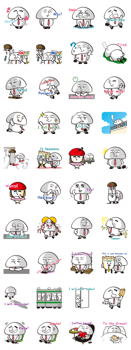 Mushroom salaryman Vol.2 English version