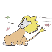 A lion speaks Kyoto dialect A lion speaks Kyoto dialect