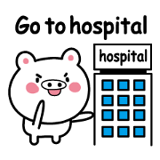 Pig of the poor physical condition Pig of the poor physical condition