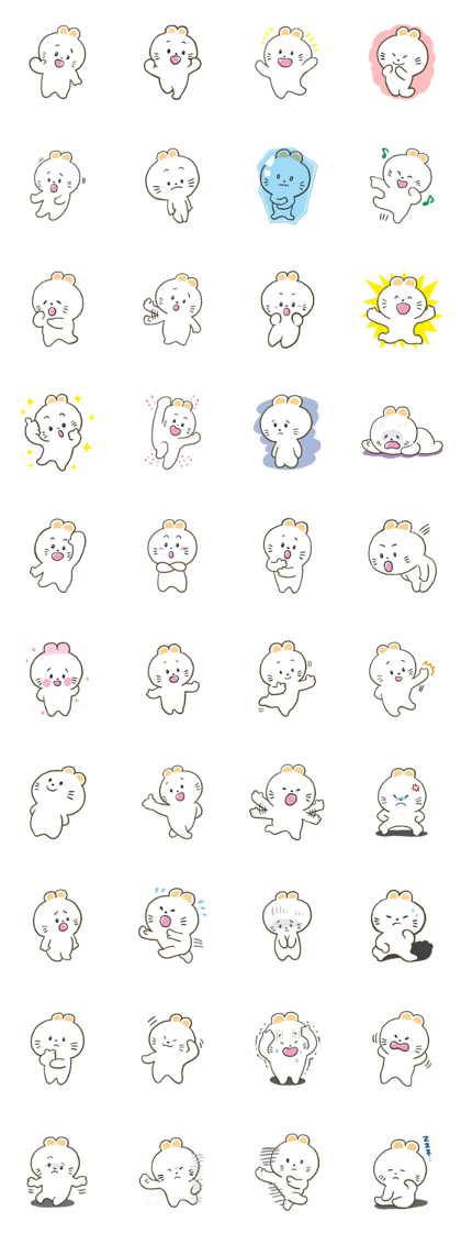 Pose of cute bear Pose of cute bear