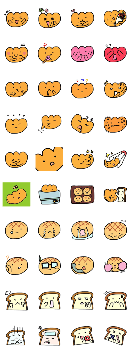 Sticker for the people who like bread