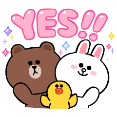 LINE Characters Cute and Soft Sounds LINE stickers 