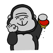 STICKER of GORILLA STICKER of GORILLA