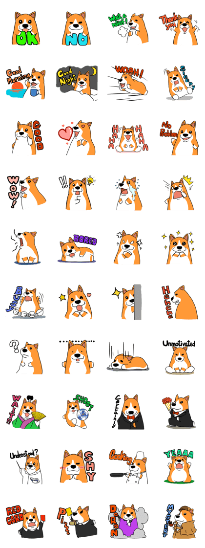 Corgi Sticker(part3) Corgi Sticker(part3)