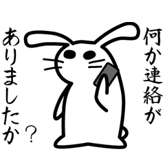 Polite white rabbit-Appointment version