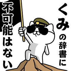 "KUMI"name/Military cat