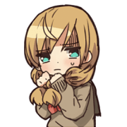 Girl braids stickers