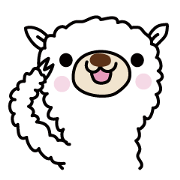 Three alpacas sticker - Every day
