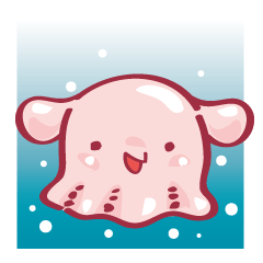 Mimidakko is a umbrella octopus.