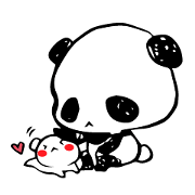 White bear Kumajirou & Panda Pantarou