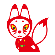 "KONKICHI" of a fox "KONKICHI" of a fox