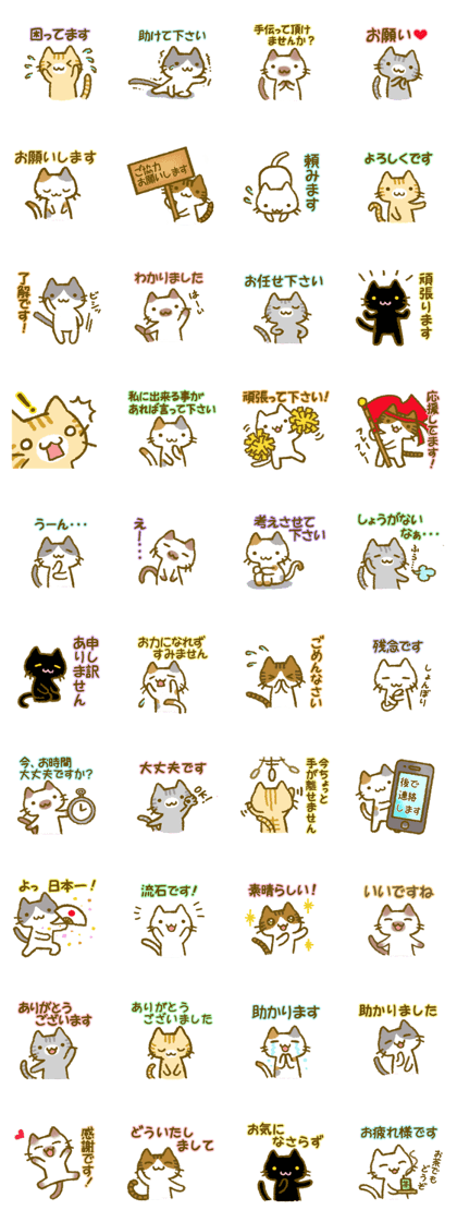 Cat help each other .