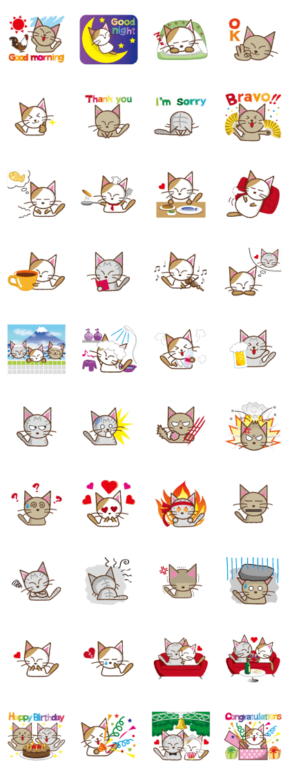 Cats de Sticker