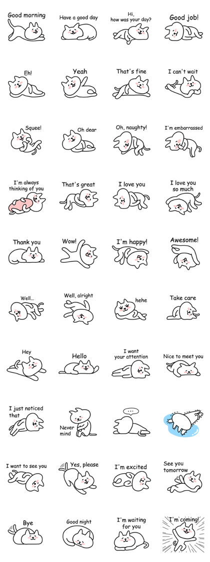 Cat lying down 2 Cat lying down 2