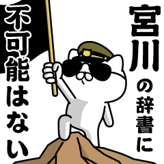 "MIYAGAWA"name/Military cat2