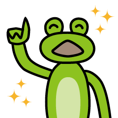 A Frog "QueSera-san"