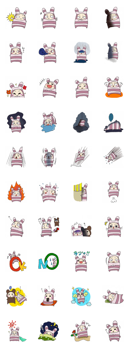 Striped rabbit Striped rabbit