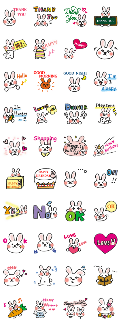 Message from Rabbit Meechan.