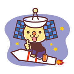 Itemaru,a mascot for Kimotsuki Town