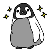 Baby Emperor Penguin in Japanese Baby Emperor Penguin in Japanese