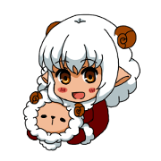 sheep girl and her pet sheep girl and her pet