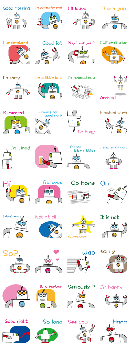 The talkative robot The talkative robot