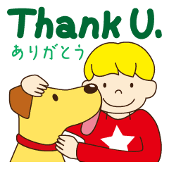 愛犬ポーと仲良し英会話 Andy Paw Bff Line スタンプ Line Store