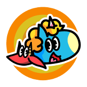 96.'s Sticker:TUNOZAWA-san's BLUE & RED 96.'s Sticker:TUNOZAWA-san's BLUE & RED